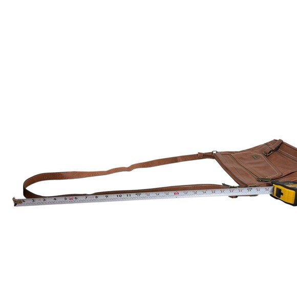 b.ø.c Born Concept Cognac Brown Faux Leather Crossbody Bag Messenger Purse - Picture 16 of 16